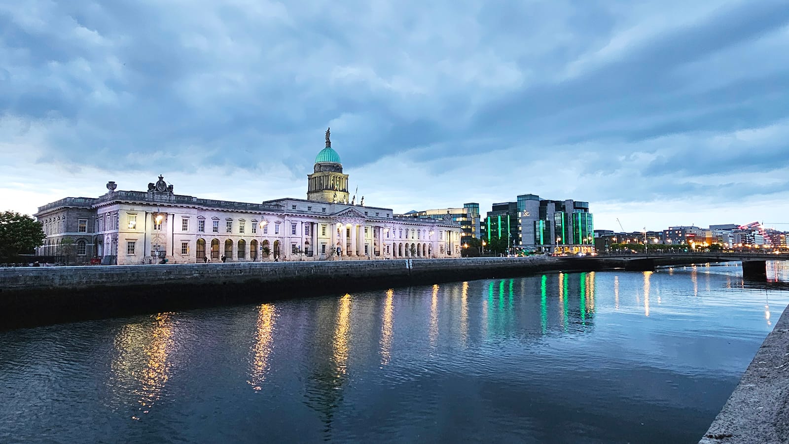 Dublin Quays at Dusk